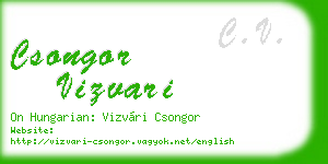 csongor vizvari business card